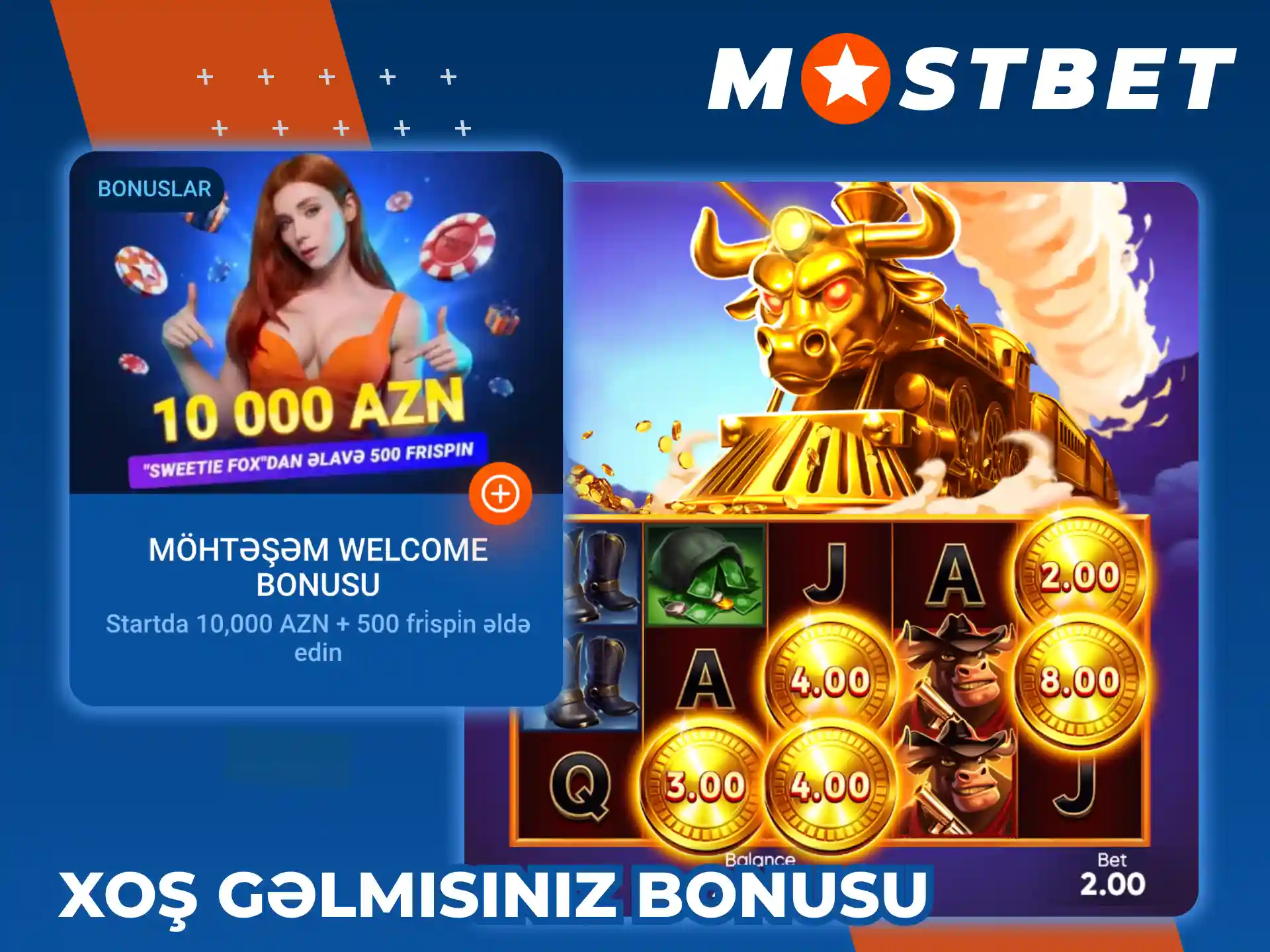 Locomoto oyunu üçün Mostbet xoş gəldin bonusunu aktivləşdirin.