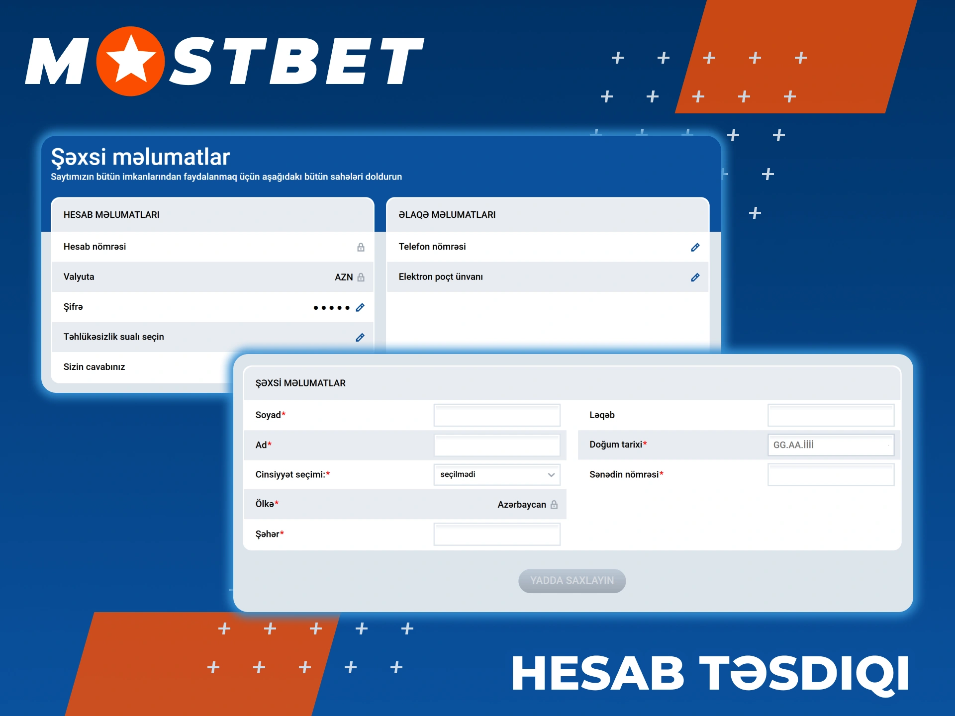Mostbet hesabınızı təsdiqləmək üçün bütün şəxsi məlumatlarınızı doldurun və vəsait çıxarın.